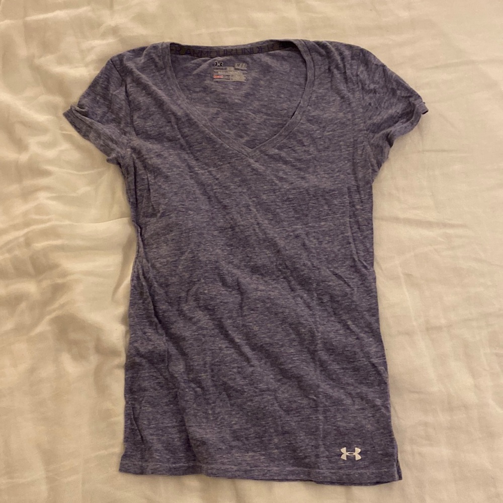 Under Armor Purple V-Neck (Size S)